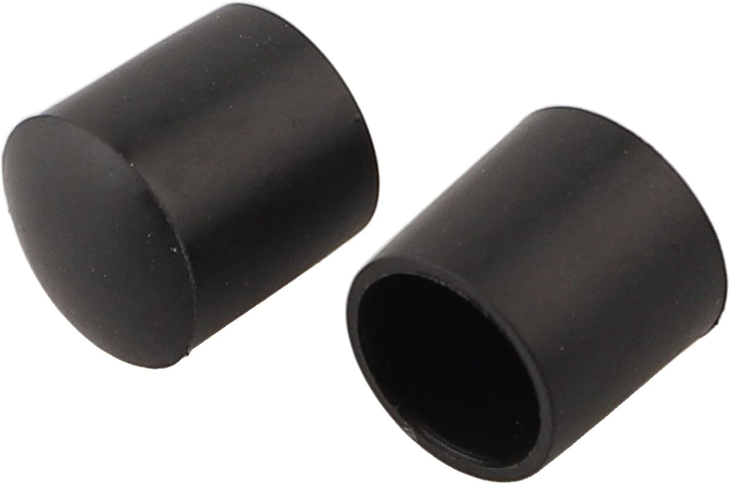 20 Pack Round Chair Leg-Caps Floor Protectors Floor Pads Non Slip Chair Glides Black PVC For Various Diameters From 10mm To 28mm Practical Solution For Every Room (10mm)