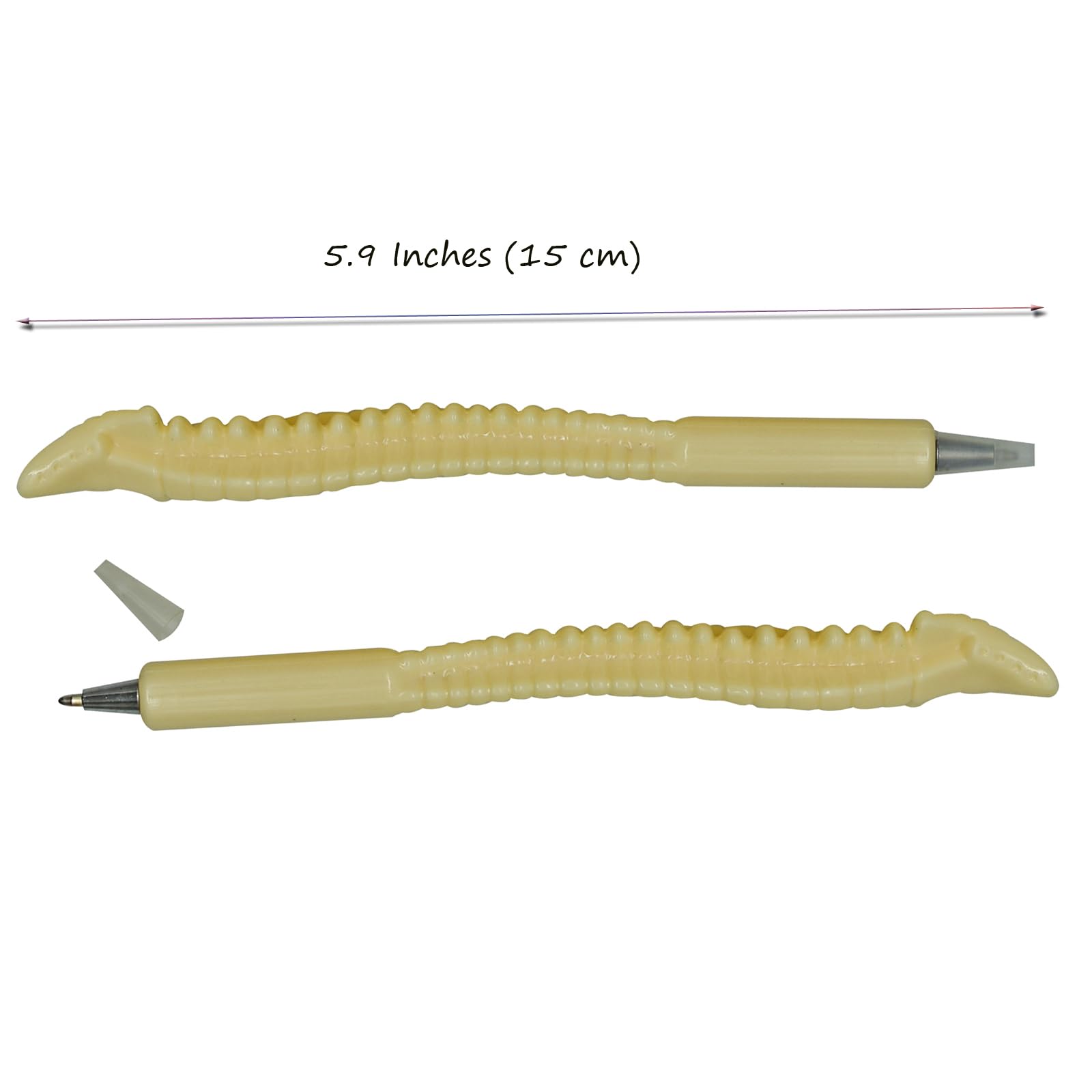 10PCS Novelty Bone Pens Spine Shape Ballpoint Pen Black Ink Pens for Doctor Nurses Present Party Favor Halloween — view 3