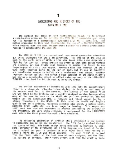 Sten Mk II Construction Manual