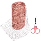 【Material duradero】Estas mallas bloqueadoras de control tejidas están hechas de material de cobre de alta calidad, resistentes a la oxidación y la corrosión, resistentes a altas temperaturas, resistentes y resistentes, duraderas y sólidas, se pueden usar para bloquear orificios de cualquier forma y tamaño.