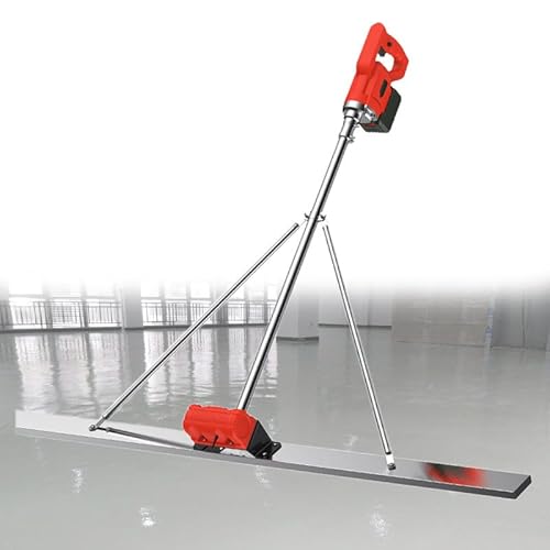 RèGle Nivellement Ciment Chape éLectrique Kit vibratoire pour Chape à béton, Outil de Finition pour Chape électrique, kit vibratoire pour Chape à béton électrique, truelle à béton à