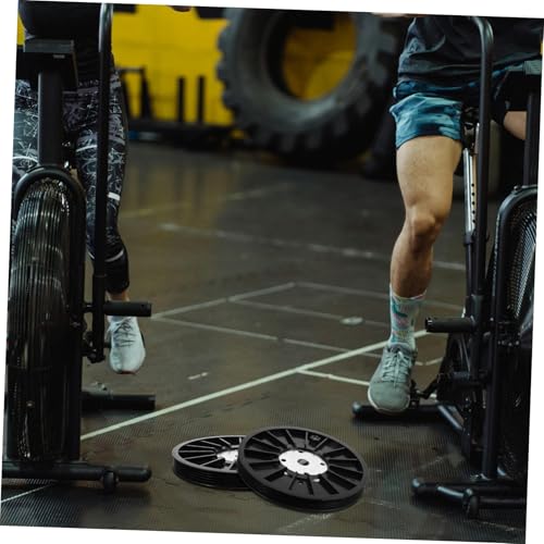 Rueda de transmisión para bicicleta estática PRETYZOOM de disco de correa resistente de ABS 4