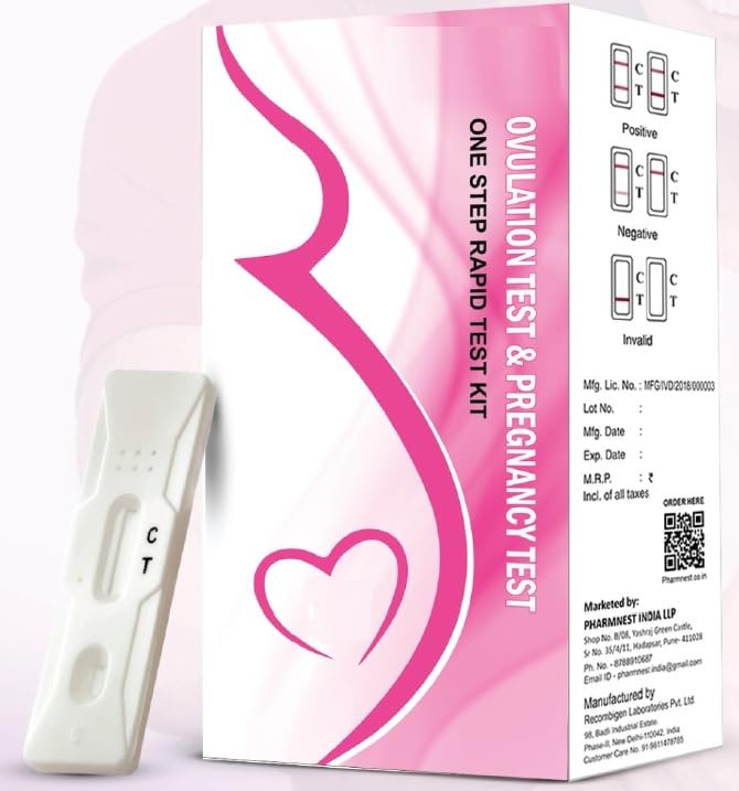 Ovulation Test Kit for Women Planning Pregnancy | Fertility Test Kit | Accurate Results In 5 Mins | Identifies Most Fertile Days to Conceive | Home Conception Planning Kit (3 OVULATION TESTS)-image-10
