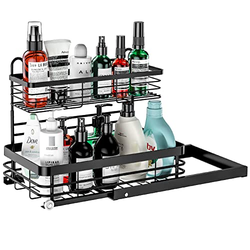 Uamector Under Sink Organizers And Storage, Under Sink Organizer 2 Tire Cabinet Organizer Shelf, Multi-Purpose For Under Kitchen Bathroom Sink Organizers And Storage, Under Sink Shelves #TOP30