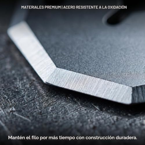 Miniatura 5 de Frostyflair Juego De 3 Cuchillas De Repuesto Rotativas Para Tijeras Eléctricas C8 Nano, Cuchillas Para Cortar Cartón Y Repuesto Para Papel, Tela, Cuero Y Plástico