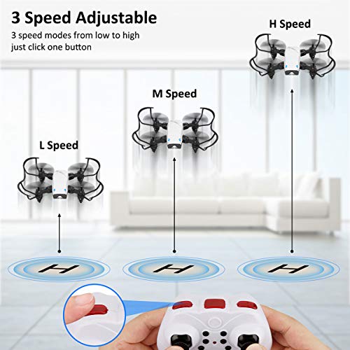 Foldable Mini Drone for Kids and Adults, HALOFUNO RC Quadcopter for Beginner Indoor, Altitude Hold Mode, One Key Take Off/Landing, APP Control