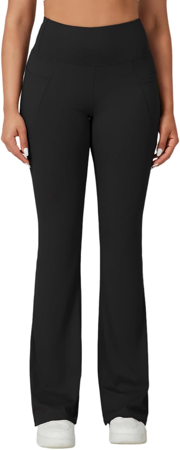 34"/36" Inseam Legging for Tall Women High Waist Bootcut Workout Pants