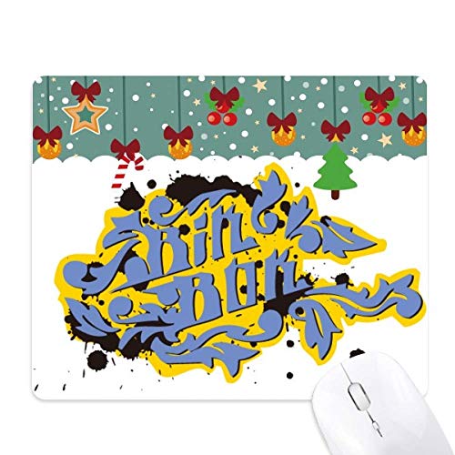 Tapis de souris rock et hip-hop en caoutchouc pour bureau