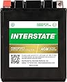 Interstate Batteries YTX14AH 12V 12Ah Powersports Battery 210CCA Factory Activated SLA AGM Rechargeable Replacement for Kawasaki, Yamaha, ATVs, UTVs, Snowmobiles, Motorcycles (FAITX14AH)