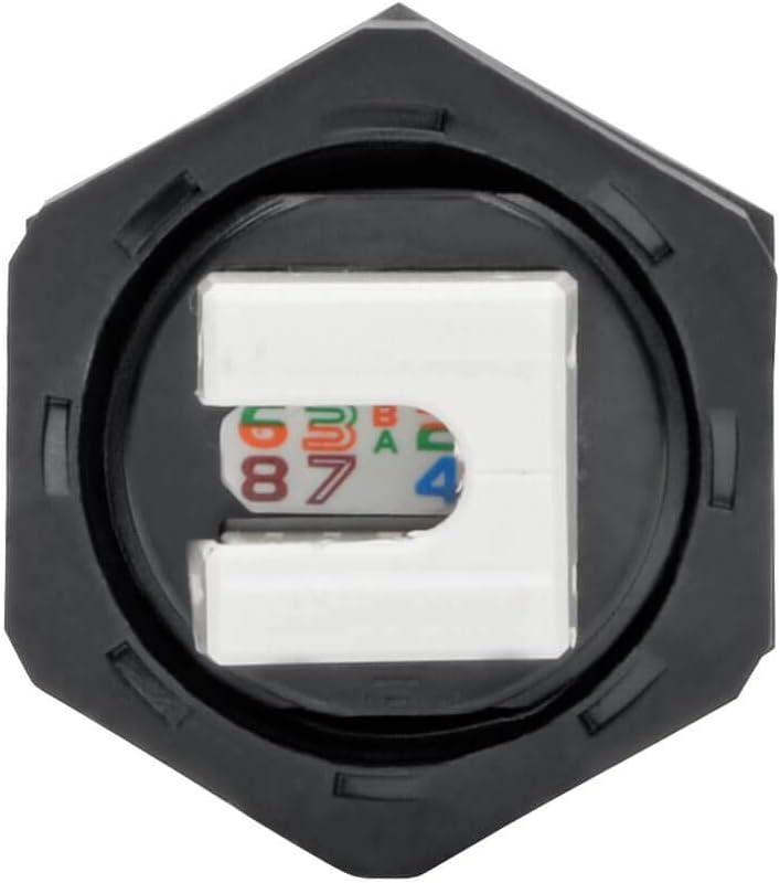 TRIPP LITE Keystone Jack Cat6 Cat5e RJ45 110 Punch Down Shielded Industrial (N206-KJ01-IND)