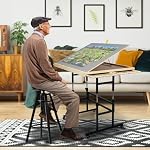 ALL4JIG 1500 Piece Jigsaw Puzzle Table with Legs, 25.2"x34.25" Adjustable Puzzle Board for Adults – 4 Drawers & Cover, for Diamond Painting, Fuse Beads, and More, Birthday Gift for Mom