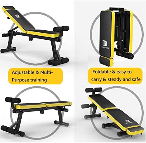 HATHOR-23 Adjustable Weight Bench, Foldable Incline/Decline Bench