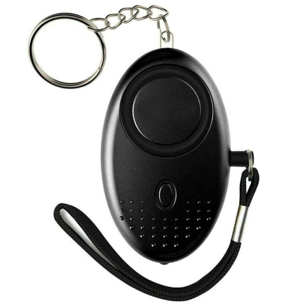 Personal Alarms For Women, Reusable Police Approved 150DB Super-Loud,Personal Alarms with LED Light, Small Personal Security Alarm Torch Keychain for Women, Girls, Children and Elderly(Black)