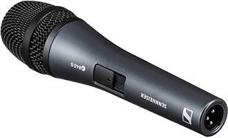 Sennheiser E 845 S Super-Cardioid Dynamic Microphone with Noiseless and Lockable On/Off Switch