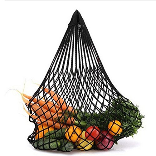 Bolsa de mão de armazenamento de fruta com cordão durável e grande rede de malha para venda quente A