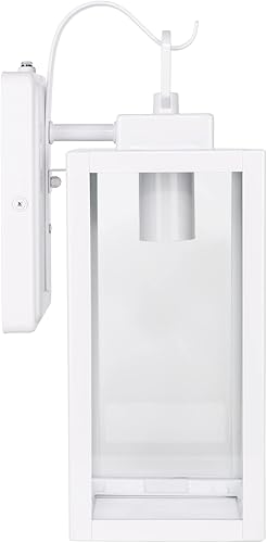 Miniatura 7 de LIT-PaTH Farol de pared para exteriores del atardecer al amanecer, aplique de pared como accesorio de iluminación de porche, base mediana E26 máximo