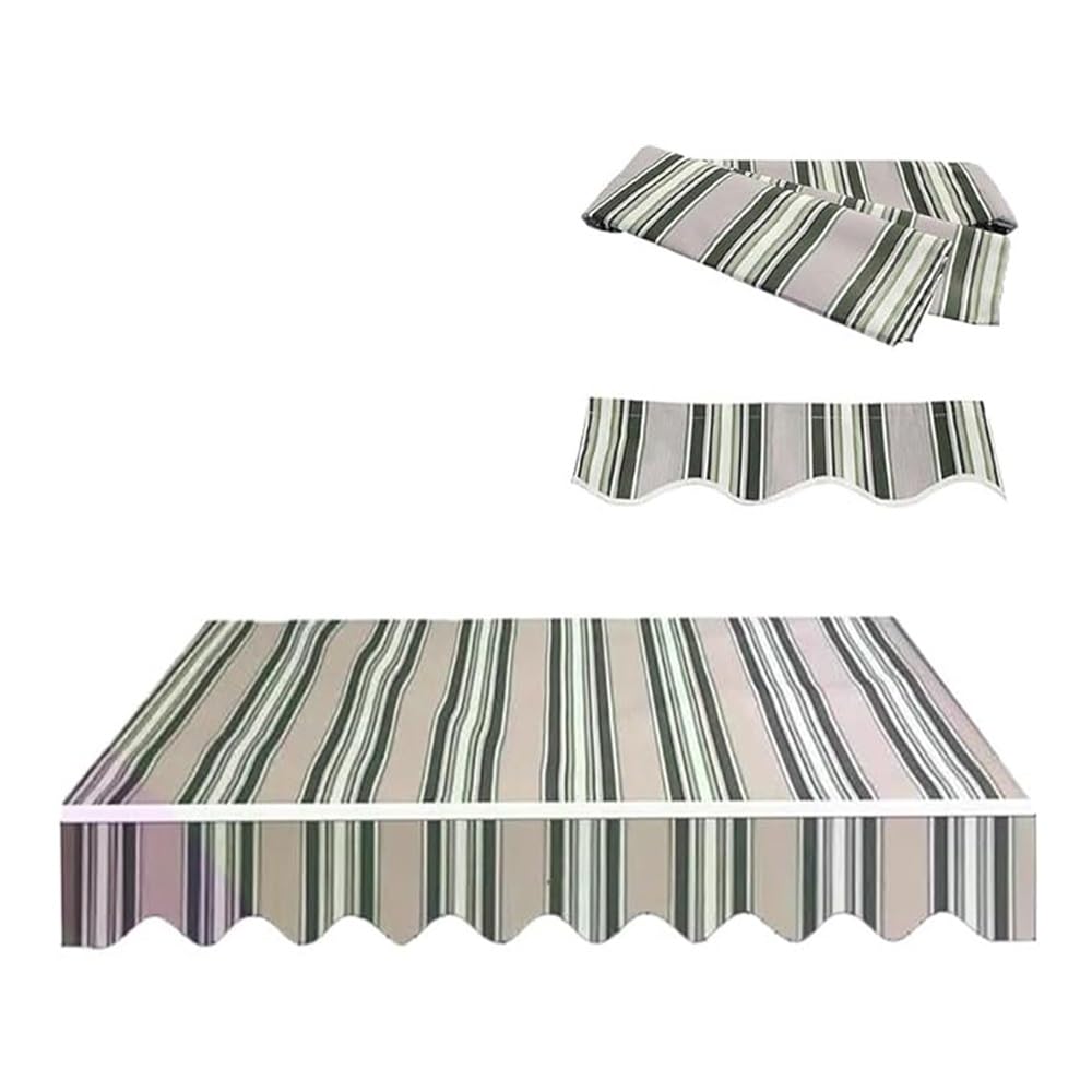 Toile De Remplacement Pour Store Banne Extérieur - Polyester Imperméable Anti-UV - Plusieurs Tailles (ex: 3x2,5m) - 14