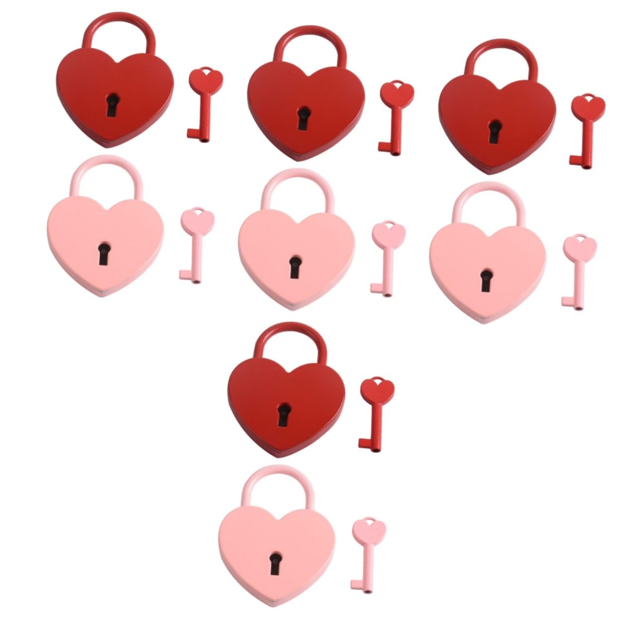 DOITOOL 8 Set Di Lucchetti Per Moschettoni Lucchetti Per Valigie Per Porte Di Bagagli Per Armadietti Con Combinazione A Cavo Catene A Spinta
