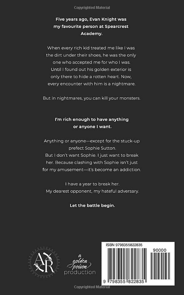 Miniatura 3 de Spearcrest Knight A Dark Academia Bully Romance (Spearcrest Kings)