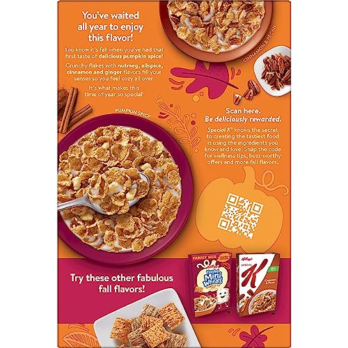 Special K Breakfast Cereal, 11 Vitamins And Minerals, Anytime Snacks, Pumpkin Spice, 12.9Oz Box (1 Box) #TOP7