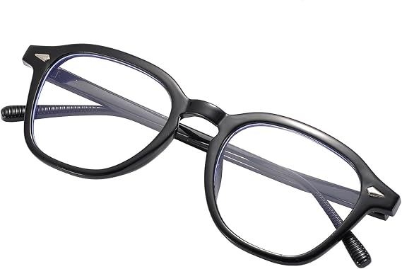Blue Light Blocking Glasses frame polygon Computer Gaming Glasses Frame for Women Men