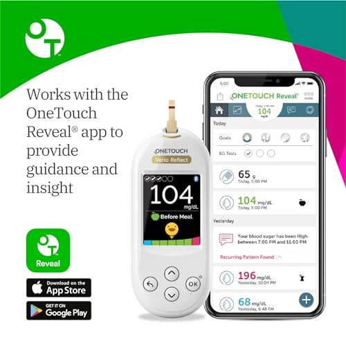 Onetouch 23927-024183-024199 Blood Sugar Test Kit | Includes Onetouch Verio Reflect Blood Glucose Meter thumb #4