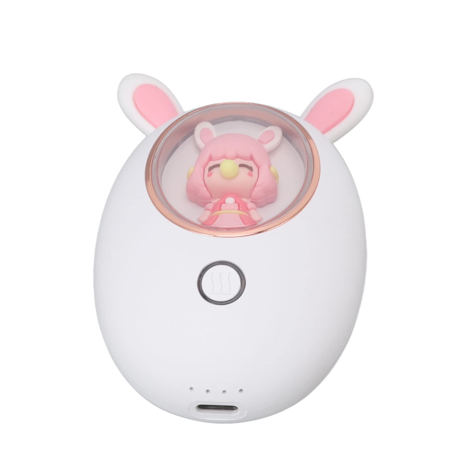 Qcwwy Chauffe-Mains 3000mAh Capsule Spatiale Power Bank, Double Face, pour