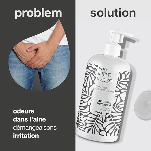 Gel Intime 500ml pour Hommes contre Irritations, Démangeaisons et Odeurs – Avec 4-Terpineol connu du huile d'arbre à thé, Prune de Kakadu et Glycérine – vue 2