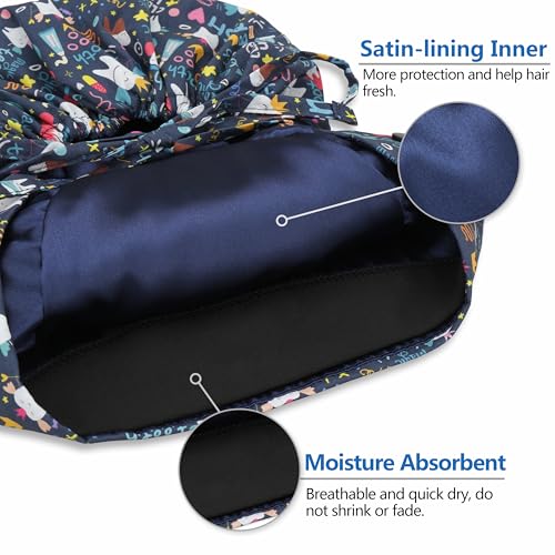 Image of Adjustable Scrub Cap with Button, Satin-Lined Cotton Scrub Hat Sweatband, Elastic Working Hat Unisex, One Size