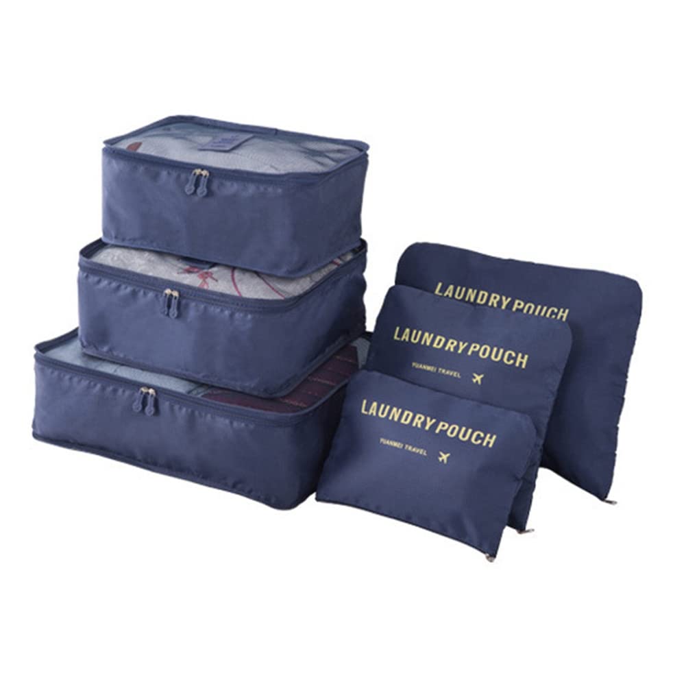 CTRLZS 6PCS Travel Storage Bag Set for Clothes Tidy Organizer Wardrobe Suitcase Pouch Travel Organizer Bag Case Shoes Packing 2