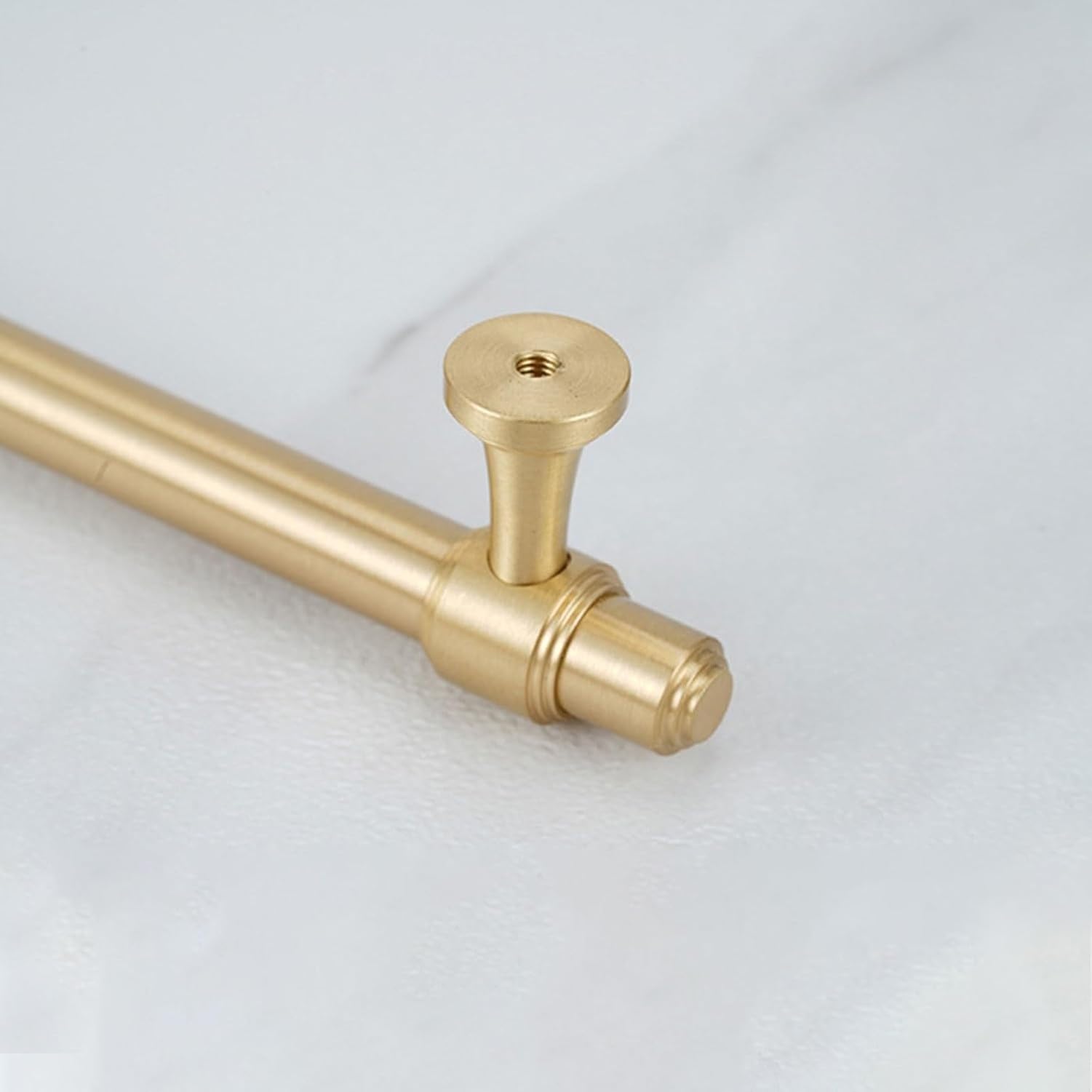 Maniglia Mobile per Armadio Ottone, Gold, Hole Centers：160mm/6.3in
