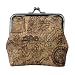 ZUNPNG Retro Antike Alte Weltkarte Nautische Schnalle Leder Münzgeldbörsen Vintage Beutel Kiss-Lock Kleingeldbörse Mini Geldbörsen für Frauen Mädchen
