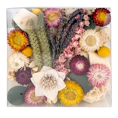 ANDALUCA Maison Box Dried Flowers Fragrance Potpourri Decorative Vase &