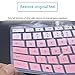 Keyboard Cover for 2023 2022 Microsoft Surface Pro 7 Plus /7+, 2021 2020 2019 Microsoft Surface Pro 7, 2019 2018 Surface Pro 6, Surface Pro 5, Surface Pro 4 12.3, US Layout-GPink