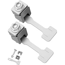 Wedge Battery Terminal Clamps, Positive and Negative Battery Clamp, EDS 926-875 Replacement Wedge Lock Clamps for Ford, for GM, for Chrysler 2 PCS