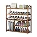 Półka na buty 5-poziomowa półka, mieści 18-24 pary, bambusowa rama do przechowywania, stojak na rośliny, z uchwytami, do przedpokoju, łazienki, kuchni, salonu (kolor: 5 poziomów, rozmiar: 80 cm)