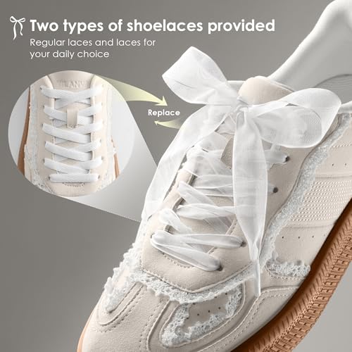 Women's Lace Detail Fashion Sneakers - image 5