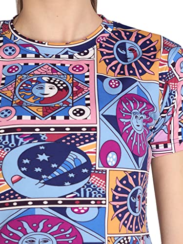Image of CHKOKKO Women's Polyester Regular Fit Crop Top