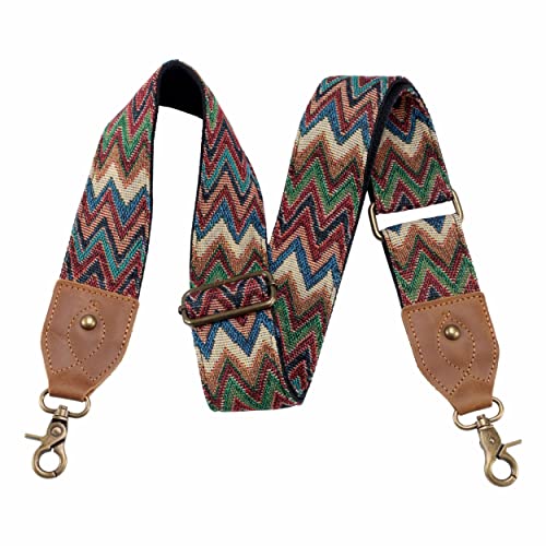 Nefelibata Purse Strap, 2" Cowhide Head Wide Shoulder Strap Adjustable