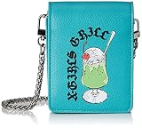 [X-girl] フェイクレザーコンパクトケース FAUX LEATHER COMPACT CASE