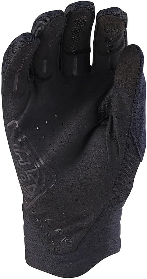 Troy Lee Designs Womens Luxe Glove (2025) for Mountain Bicycle Biking MTB, Solid Black, XX-Large