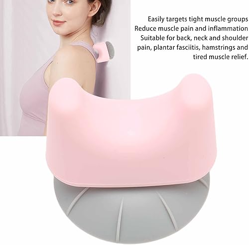 Miniatura 2 de Sonew Herramienta de masaje montable, bola de masaje meridiana de silicona suave en forma de U con ventosa, bola de masaje de punto muscular de