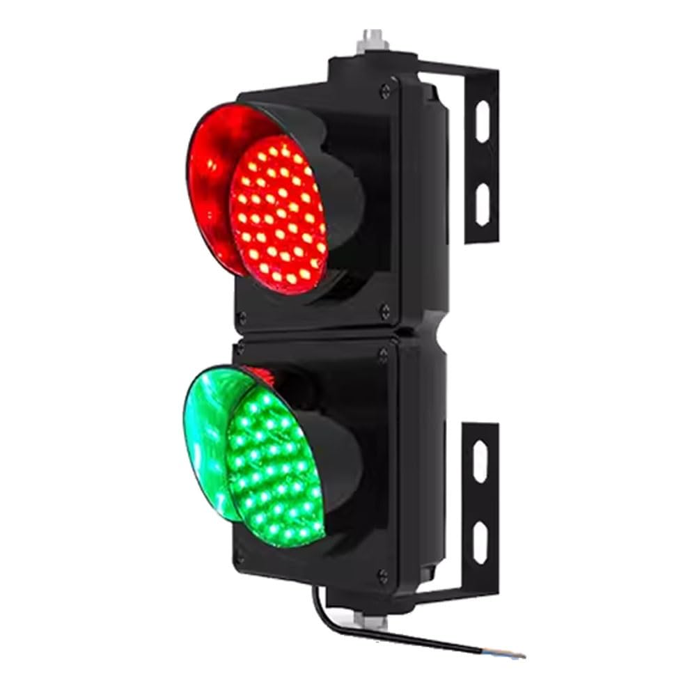 Feu de circulation rouge vert 100 mm boîtier PC extérieur étanche IP65