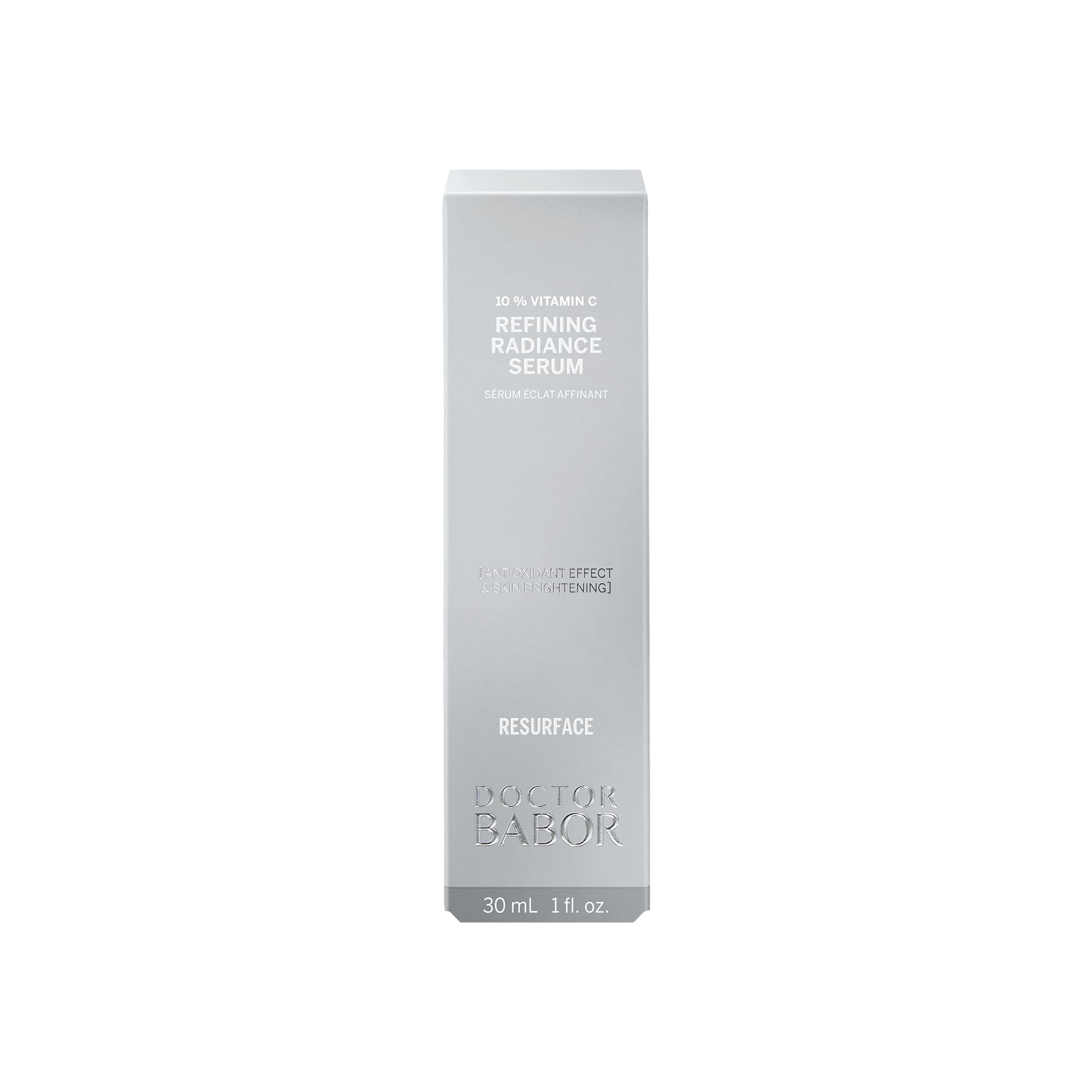 DOCTOR BABOR Refining Radiance Serum | Mit Vitamin C, Hyaluronsäure&Omega-3-Fettsäuren, Vitamin E | Gegen Falten und oxidativem Stress | Für eine glatte, strahlende und ebenmäßige Haut | vegan | 30ml
