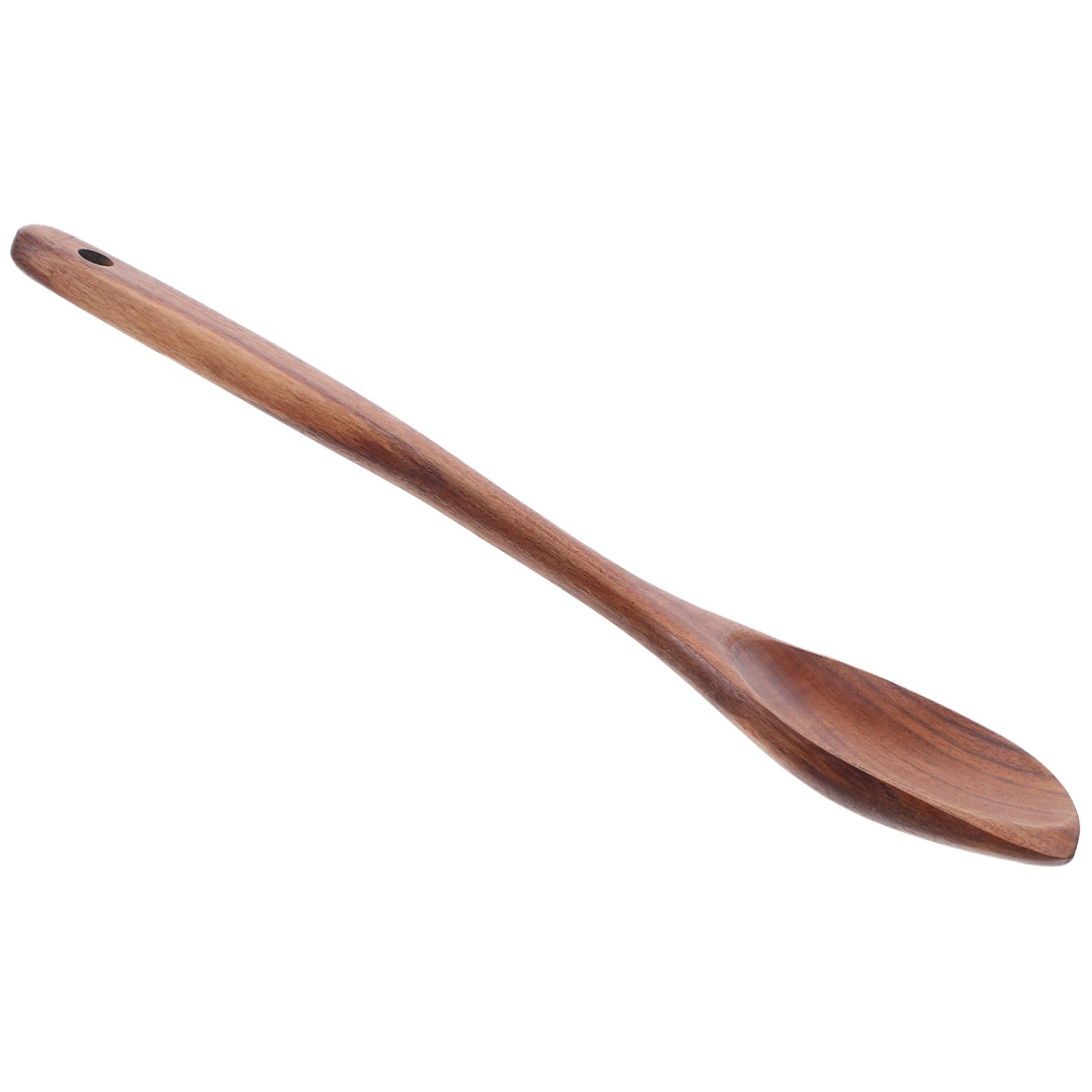 PRETYZOOM 4 Piezas Cuchara De Bocina De Teca Japonesa Utensilios De Cocina De Cocina Cuchara De Sopa De Madera Marrón