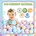 TRENDBOX 5 Mixed Colors Macaron Ocean Ball (Ship from USA) for Babies Kids Children Soft Plastic Birthday Parties Events Playground Games Pool - 100 Balls