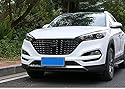BVDOUE Auto Frontgrill Front Kühlergrille Front Sport Wabengrill Frontstoßstange Kühlergrill, für Hyundai Tucson 2015-2018 Ersatz Autozubehör Accessoires