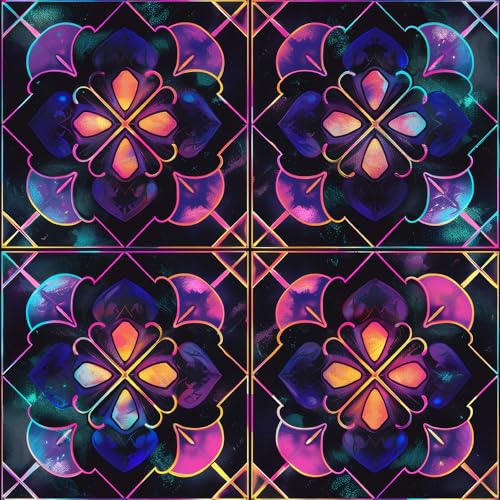 Vinilo decorativo ventana 15.7 x 118 pulgadas morado miniatura 6