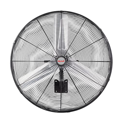 La Mejor Recopilación de Ventilador Industrial para comprar hoy. 47 Ventilador industrial de pared Mytek 3422, metálico de 30', 3 Velocidades, Oscilación 90°, Inclinable, 230 W, 9,405 CFM