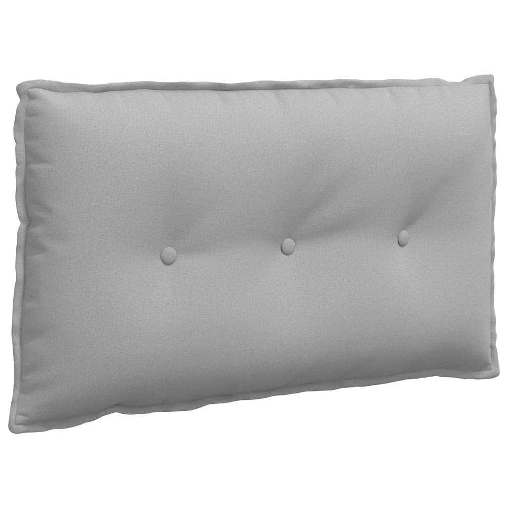 Coussin de Dos Gris Nuage Soulagement Lombaire Housse Velours Lit